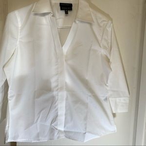 Foxcroft white button down